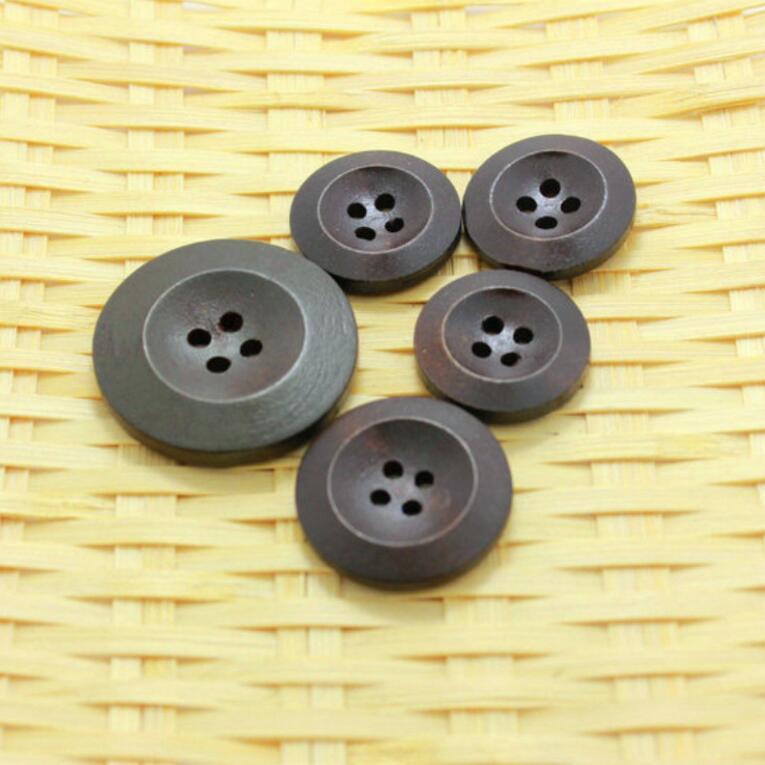 從衛(wèi)浴銷售到時尚細節(jié) 探索18L-28L深咖啡色倒邊四眼木質(zhì)紐扣的跨界魅力